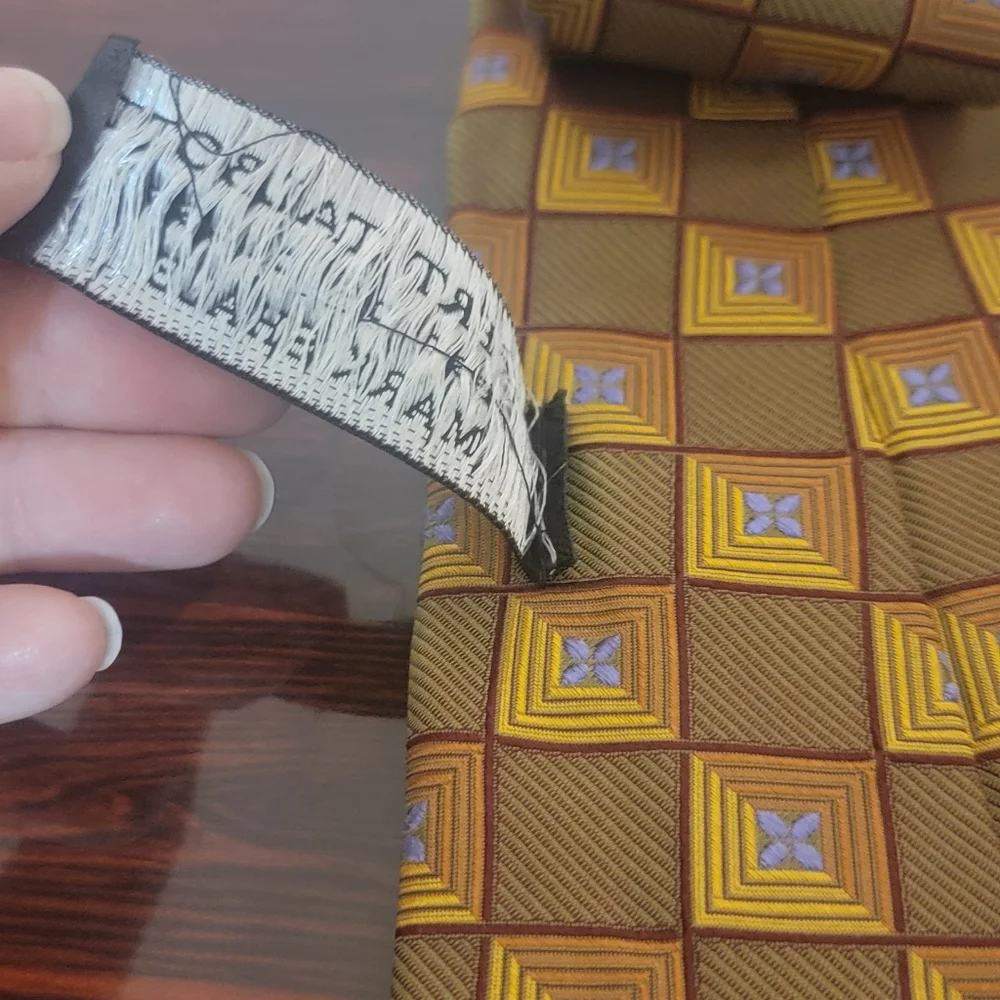 Robert Talbott Best Of Class Mark‎ Shale Mens Designer Silk Tie 56in Length